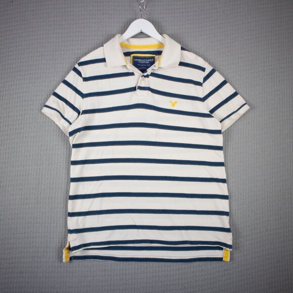 American Eagle Outfitters The Eagle Polo Button Up - Picture 1 of 8